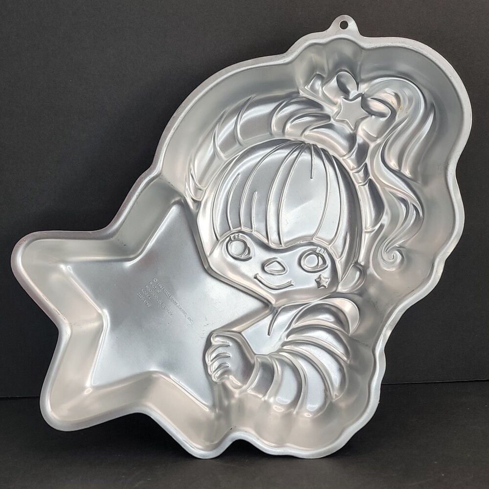 Vintage 1983 Wilton Rainbow Brite Cake Pan 2105-4798 Hallmark Aluminum
